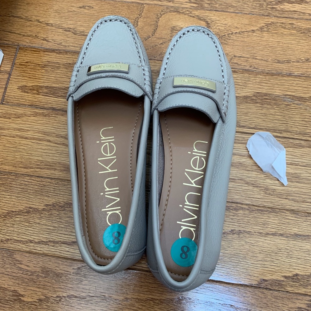 Calvin Klein loafer shoes, never worn size 8